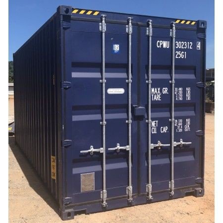 caja de envío de 20 pies