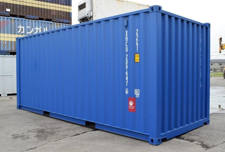 Contenedores marítimos de 20 pies.
