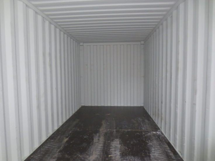 Contenedores de 20 pies nuevos blancos. - Imagen 2