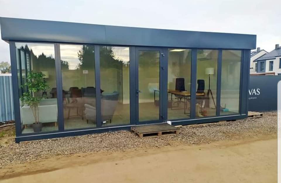 Casa contenedor moderna y escalable