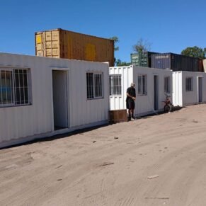 Casa contenedor – Modelo doble de 40 pies convertido